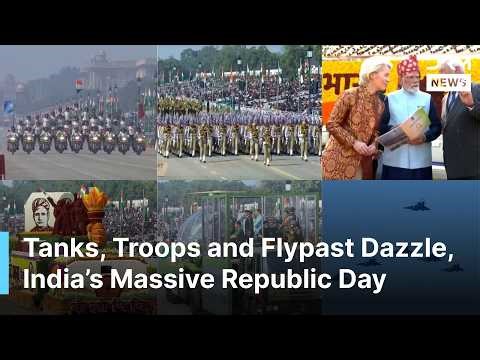 FULL MILITARY PARADE: Spectacular Parade, Fighter Jets, and Tanks Mark India’s Republic Day | AQ1B