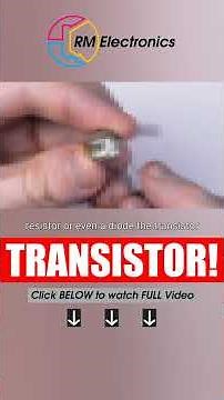 TRANSISTOR : All Electronic Components Explained In a SINGLE VIDEO.
