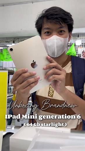 Unboxing brandnew iPad mini 6th generation 💛🤍 Get yours now and Visit us at OG Gadgets Physical Store💛 STALL NO. XB-21 2nd Floor, Vmall Greenhills Shopping Center San Juan City. Also available via Online transaction and NATIONWIDE Delivery. For fast transactions and inquiries call 09626510075 ook for Mrs. O 📌Dont forget to follow us on all of our official social media accounts mga KASUKI 💛 #muranggadgets #odessagadgets #iphone #murangiphone #legit #iphone #oggadgets