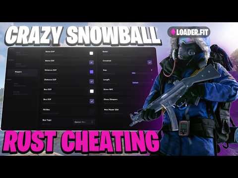 I used 5$ RUST CHEATS and got the CRAZIEST SNOWBALL ( 7000 HOURS )