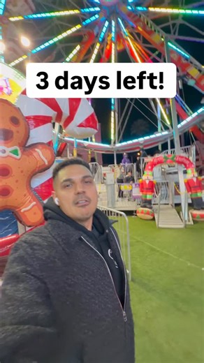 Only 3 days left to enjoy carnival rides, carnival games, and carnival food on the corner of Mission Inn and lemon in downtown Riverside for this year‘s festival of lights open every day from 4 PM to 10 PM. Come join us this holiday season! | Helm and Sons Amusements