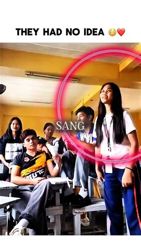 Girl sings in front of the class for the first time 😳❤️❤️(allyssa_kyle)