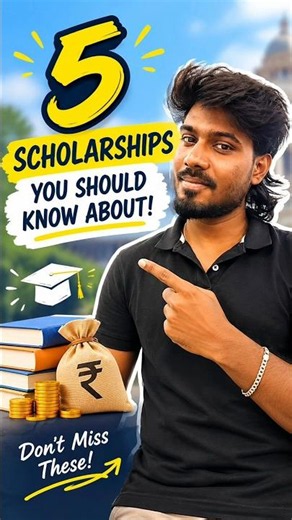 🎓💰 College Fees Worry You? These 5 Scholarships Could Help! 👀🔥#scholarship #scholarshipscheme