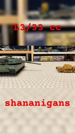 L3/33 shananigans #tank #scalemodel #gaijin #ww2 #warthunder #history #italeri #warthundermemes