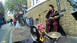 Hey Joe - One Man Band Busking - Lewis Floyd Henry - Bricklane London For bookings email: lewisfloydhenry@hotmail.com Cds £15 - Vinyl £25 - Busking donations paypal lewisfloydhenry@hotmail.com | Lewis Floyd Henry