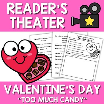 Valentines Day Reading Activity | Readers Theater Fluency Stations | Funny Skit