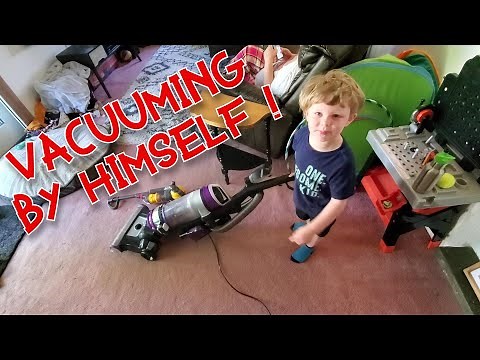 Toddler Vacuuming Alone! Kids and Vacuums