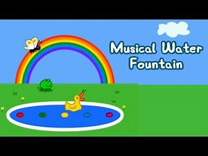 PEPPA PIG: Theme Park - Musical Water Fountain | Peppa Pig Gameplay