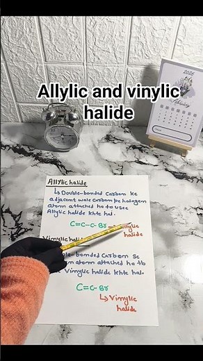 Allylic and Vinylic Halides – easy explanation|class12 #organicchemistry #neet #the chem capsule