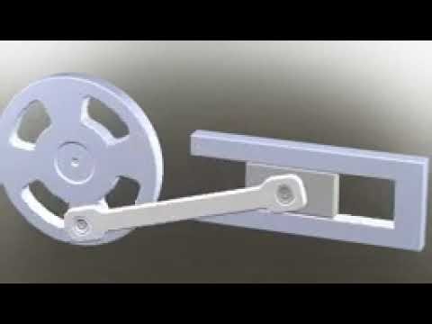 Single slider crank mechanism