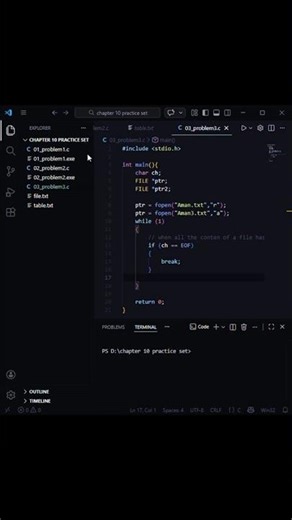 C language memory input output problems solve #short#viral