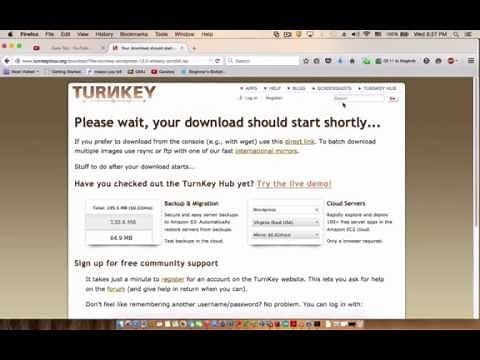 TurnKey Linux Part 1 - Install Turnkey Server With WordPress
