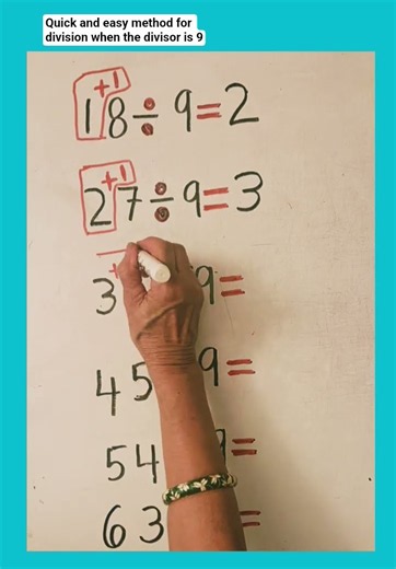 Math: Quick and easy method for division when divisor is #educational