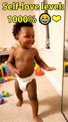 When you realize you’re the cutest baby in the world ❤️