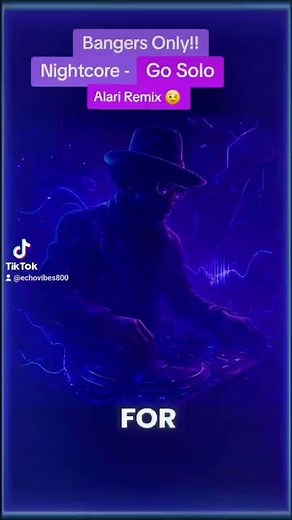 Nightcore - Go Solo 🎶🔥 #music #playlist #fyp #dancemusic #tiktok #follow #subscribe #runitup #yt