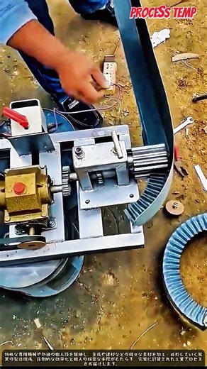 驚異の金属加工！特殊機械の精密成形プロセス #worker #process #factory #machinery #industrial