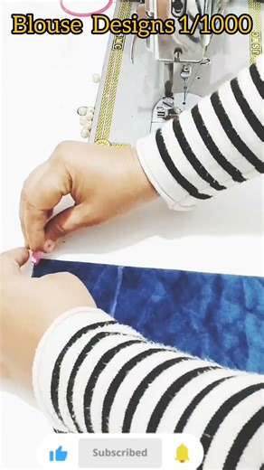 Simple Blouse Design ✂️ | Easy Sleeve Cutting & Stitching | #Shorts