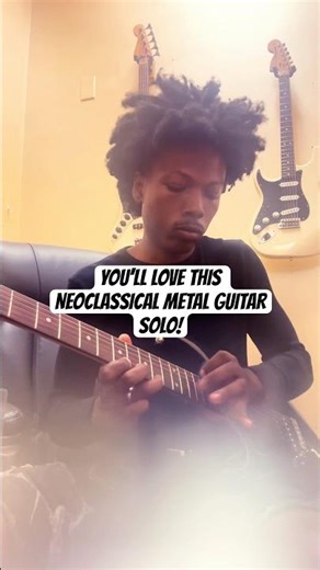 Crazy neoclassical shred metal guitar solo