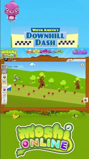Moshi Online: Weevil Kneevil's Downhill Dash!