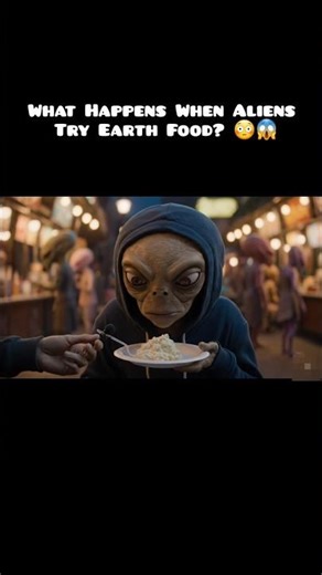 What Happens When Aliens Try Earth Food? #shorts