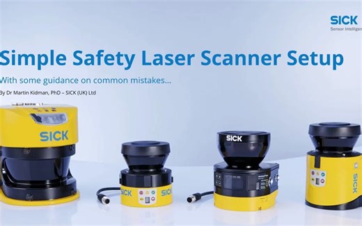 SICK Simple Safety Laser Scanner Set-up