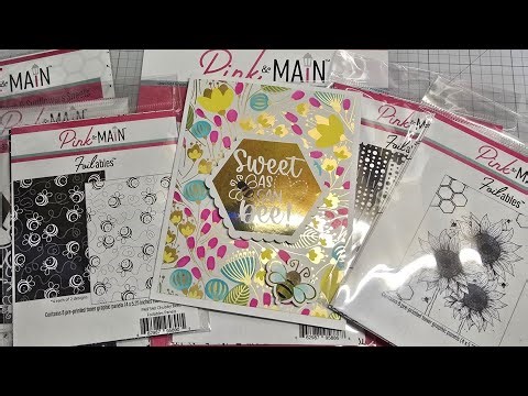 Pink and Main July 2025 Foilables release #foiling