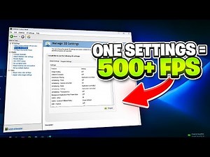 The Best Nvidia Control Panel Settings for Gaming in 2026! ✅ (CRAZY FPS BOOST in Fortnite)