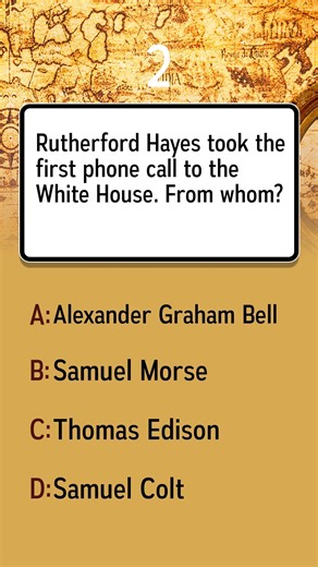 Who made the first phone call to the White House to Rutherford Hayes?