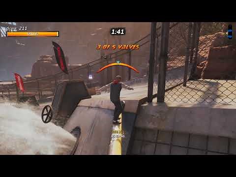 How to "Open 5 Valves" in Downhill Jam - Tony Hawk Pro Skater 1 + 2 Challenge