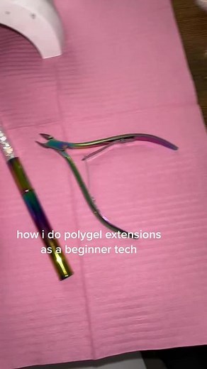 sorry i’ve been gone. but new set! PART ONE #nails #nailextensions #polygel #beginnernailtech #nails💅 #nailsvideotutorial #fyp