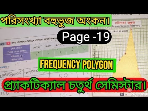 Class 12 Geography Practical Frequency Polygon Draw Page-19 || POLYGON DRAW | পরিসংখ্যা বহুভুজ অংকন।