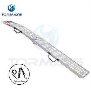 [Hot Item] Aluminum Loading Ramp for Loading Motorcycles with Easy Rubber Handle