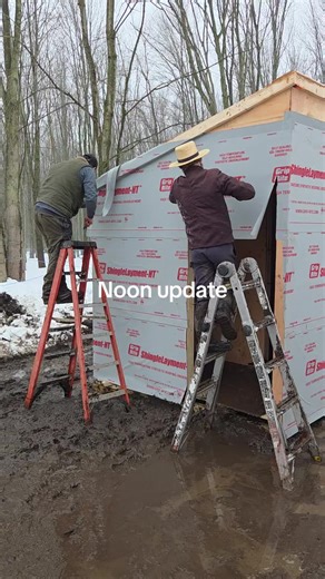 New structure is up and about to get spray foam!