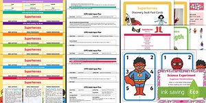 EYFS Superheroes Bumper Planning Pack