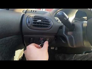 How to deactivate the passenger airbag on the Peugeot 206