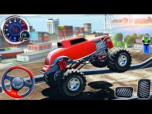 MMX Hill Dash Monster Truck Driving - 4x4 Car Racing Simulator - Android GamePlay