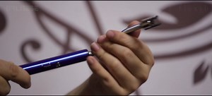 Candle Lighter, USB Charging ​Flame Candle Electronic Arc Lighter with LED Battery Display Safety Switch, Longer Flexible Neck for Camping BBQ Gas Stoves and Fireworks (Blue)