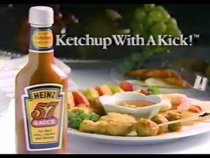 Heinz 57 Sauce Ketchup 1990 TV Commercial