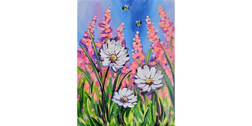 Springtime Meadow - Paint and Sip in Sacramento | Classpop!™