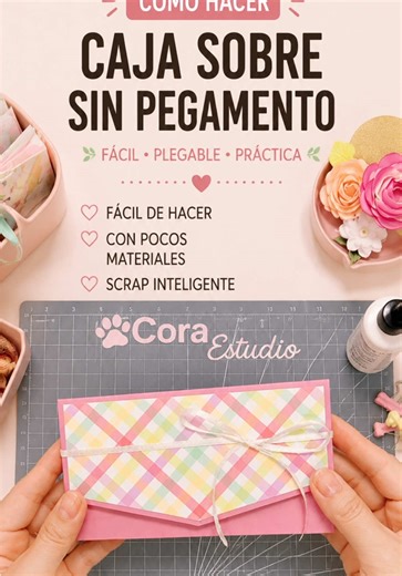 Cajita de Papel Sin Pegamento: ¡Fácil y Creativa!