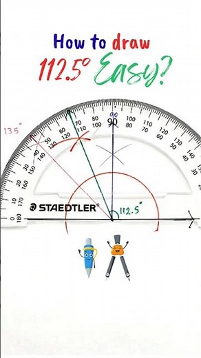 Easy Trick to Draw 112.5° Every Time!