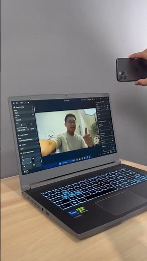 100% working method to turn your phone camera into an HD webcam! #shorts #webcam