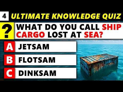 How much random knowledge do you actually have? (Ultimate Knowledge Quiz 4)