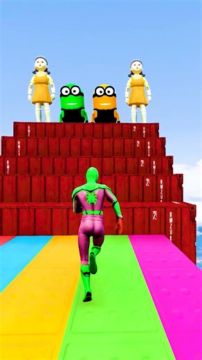 GTA 5 Epic Water Ragdolls | Spider-Man Jumps / Fails ep.15829 #shorts