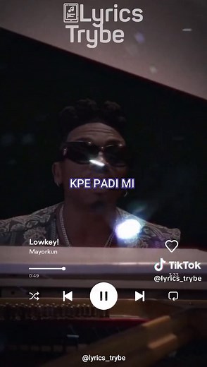 Mayorkun - LowKey! (Lyrics)