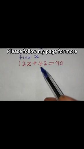 Simple Linear equation. #viralreels #shortmaths #funmaths #maths #trend #reels #equation. #viral | Prosperous Online Maths