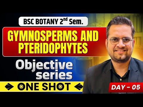 Gymnosperms And Pteridophytes Important Objective!B.Sc 2nd Semester Botany!Day-5!Be DKDian