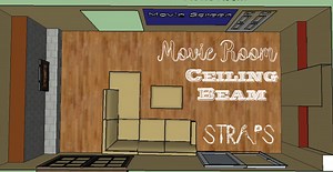 Wood Ceiling Beam Straps - Leah and Joe: Home DIY Projects & Crafts