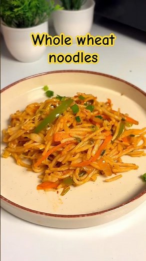 Healthy Whole Wheat Noodles 🍜✨ | Quick Lunch Recipe