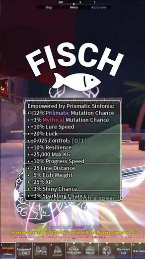 How To Get The Prismatic Version For The Lullaby Rod In Fisch #fisch #fischroblox #roblox